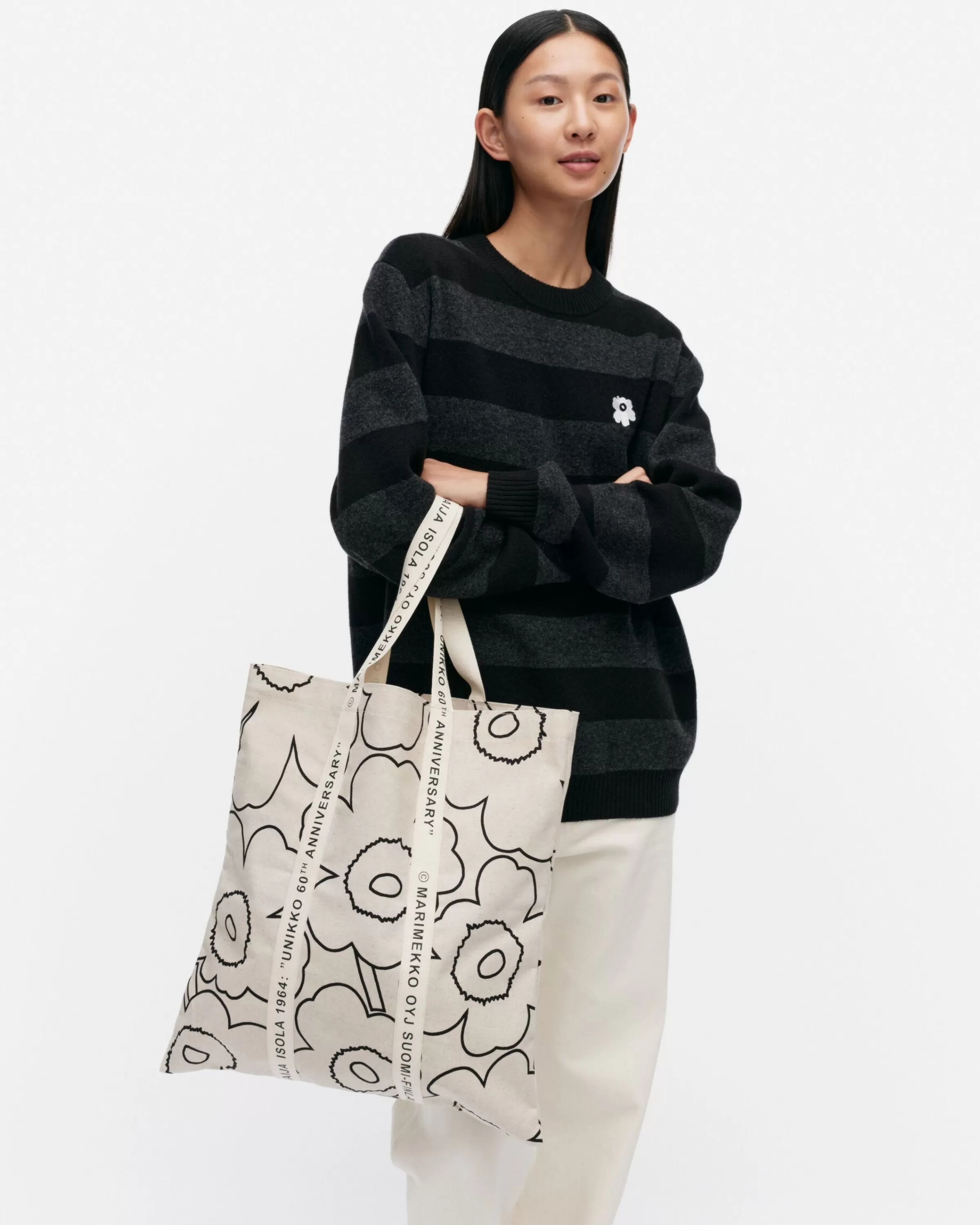 Marimekko Kangaslaukut^Carrier Midi Piirto Unikko Laukku