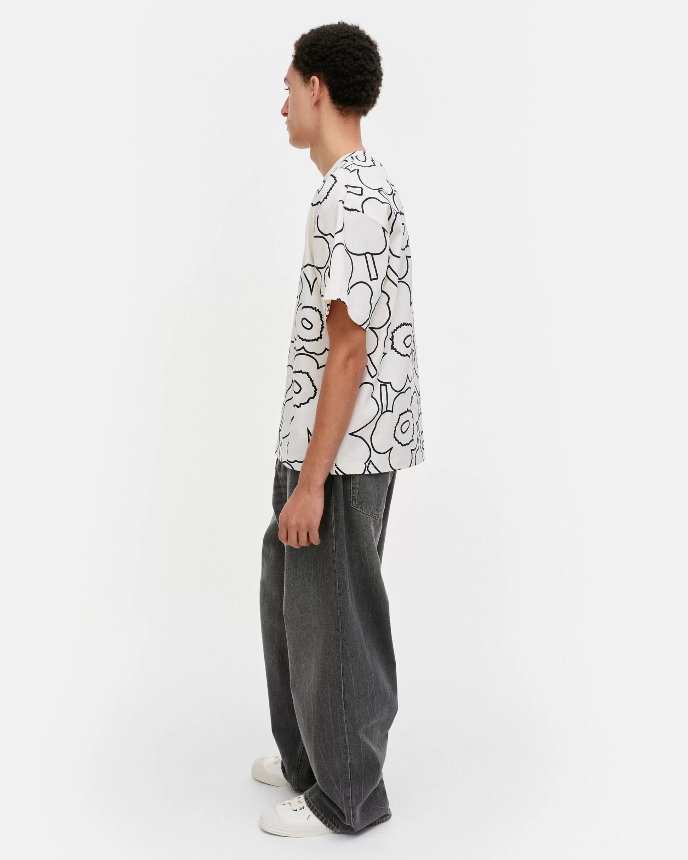 Marimekko Unisex^Kioski Nopeus Pieni Piirto Unikko T-Paita