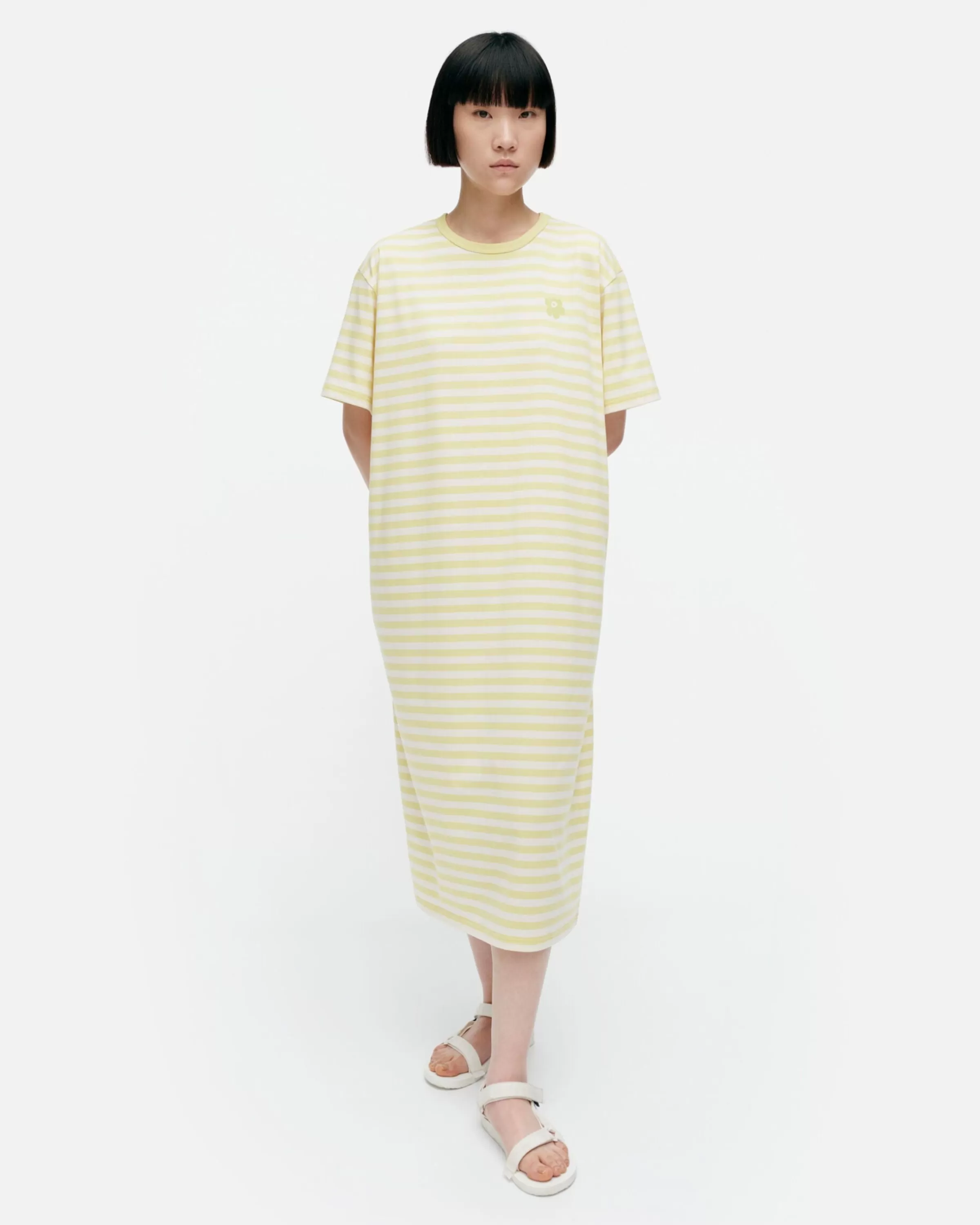 Marimekko Mekot^Kioski Tasaraita Oversized Trikoomekko