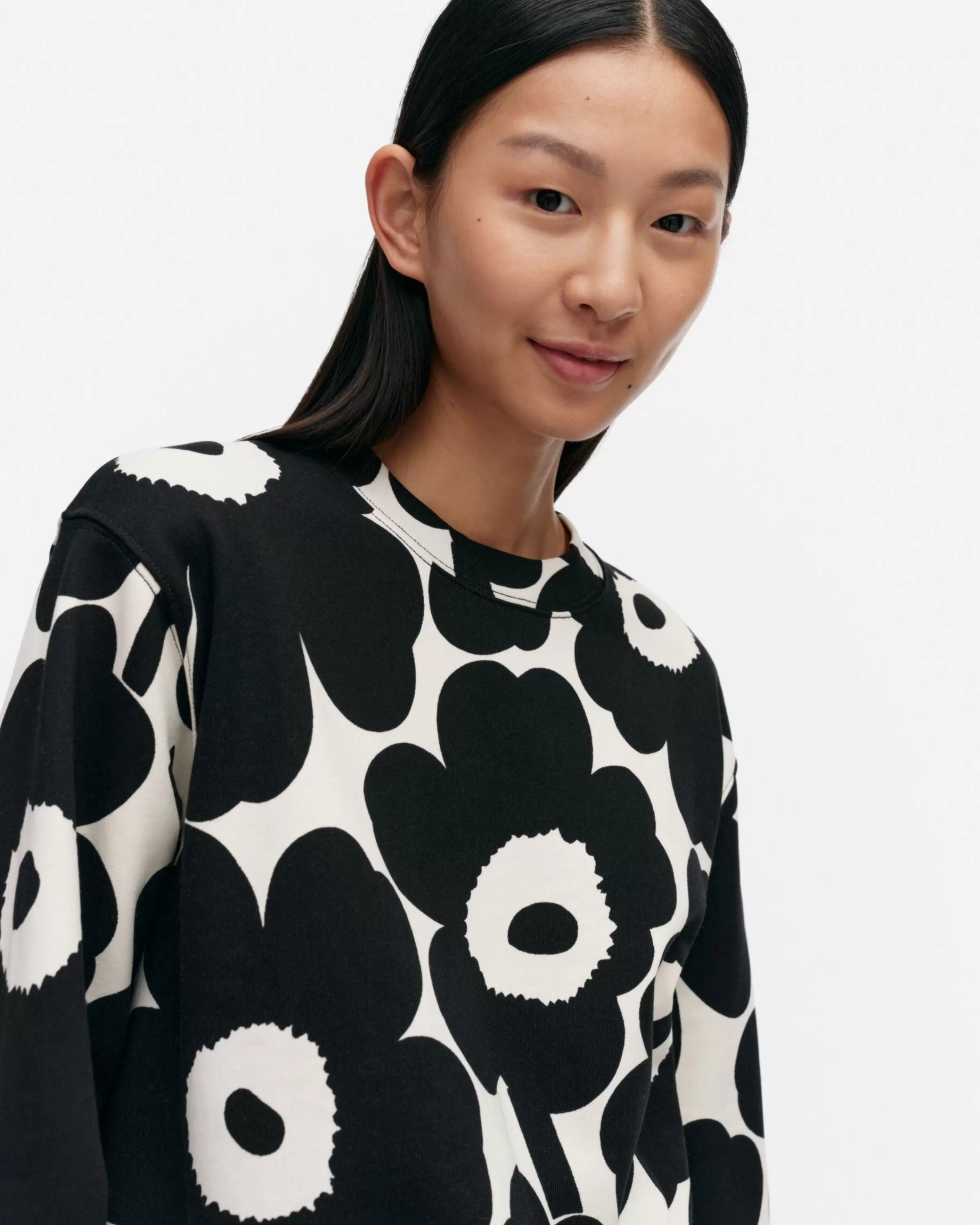 Marimekko Unisex^Leiot Pieni Unikko Collegepaita